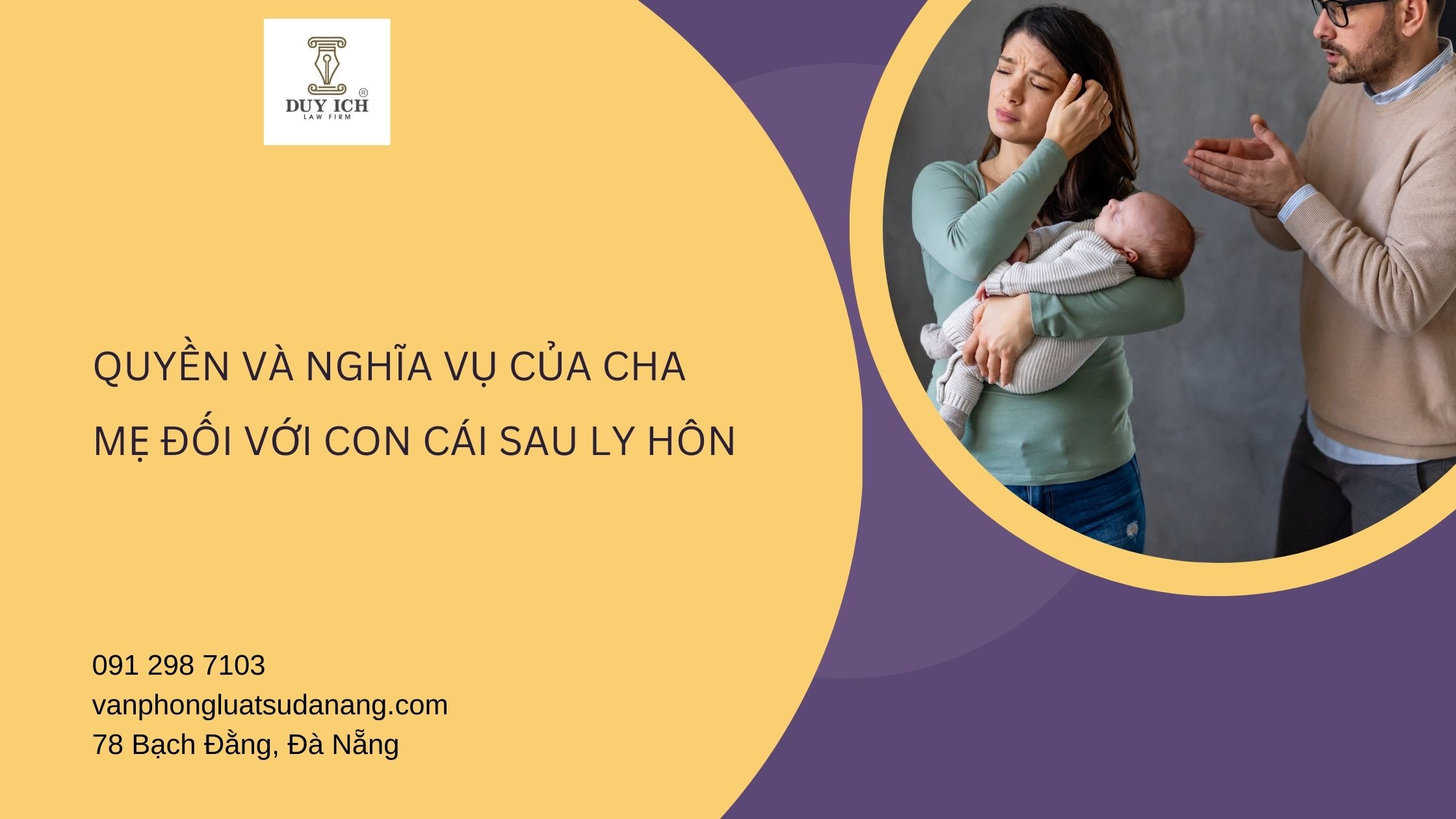 Quyền và nghĩa vụ của cha mẹ đối với con cái sau ly hôn