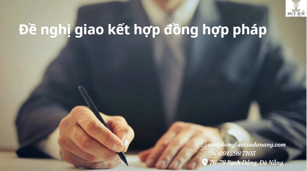 Đề nghị giao kết hợp đồng