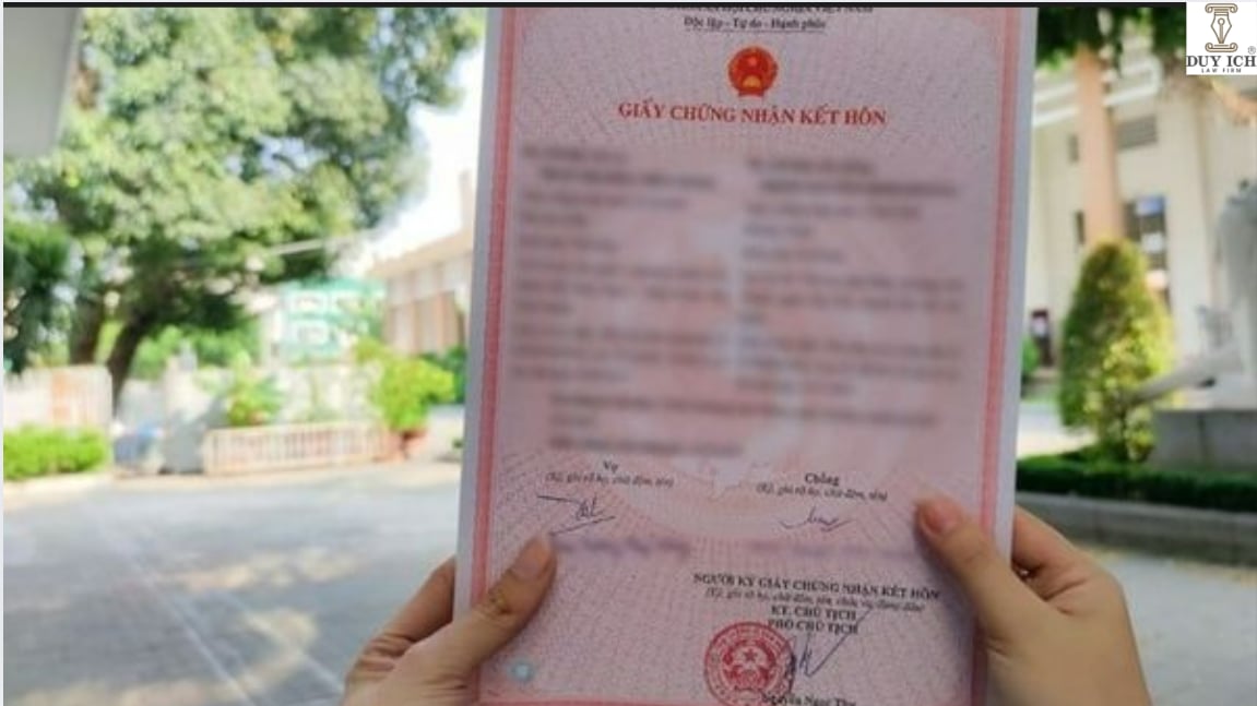 Giấy chứng nhận đăng ký kết hôn