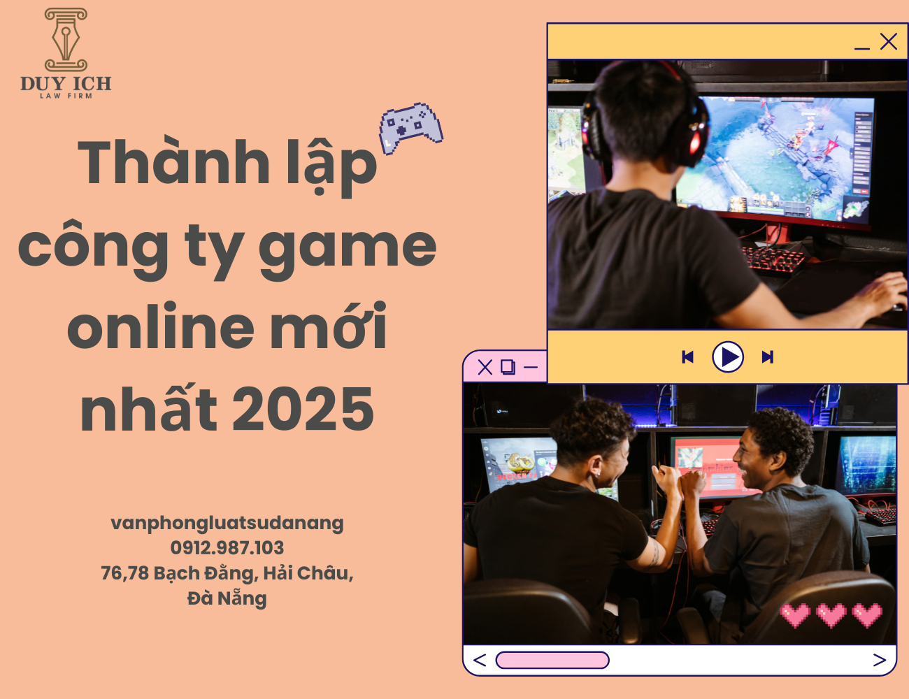 Thành lập công ty game online mới nhất 2025