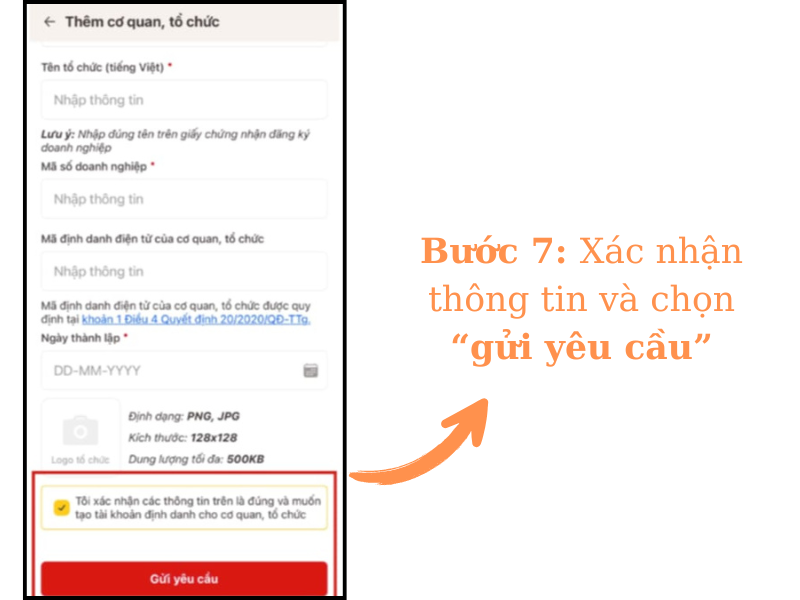 Các bước định danh điện tử cho doanh nghiệp