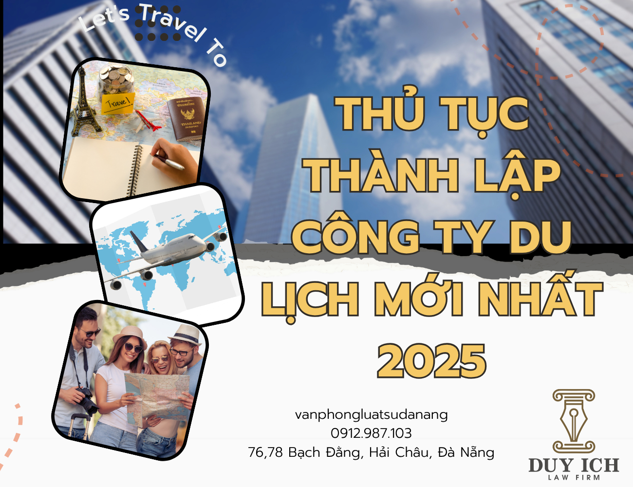 THỦ TỤC THÀNH LẬP CÔNG TY DU LỊCH 2025