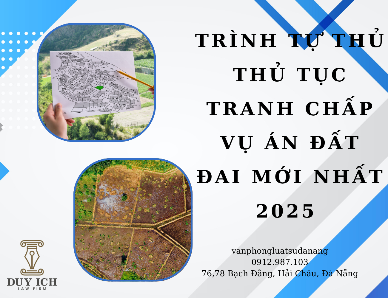 Trình tự thủ tục tranh chấp vụ án đất đai mới nhất 2025