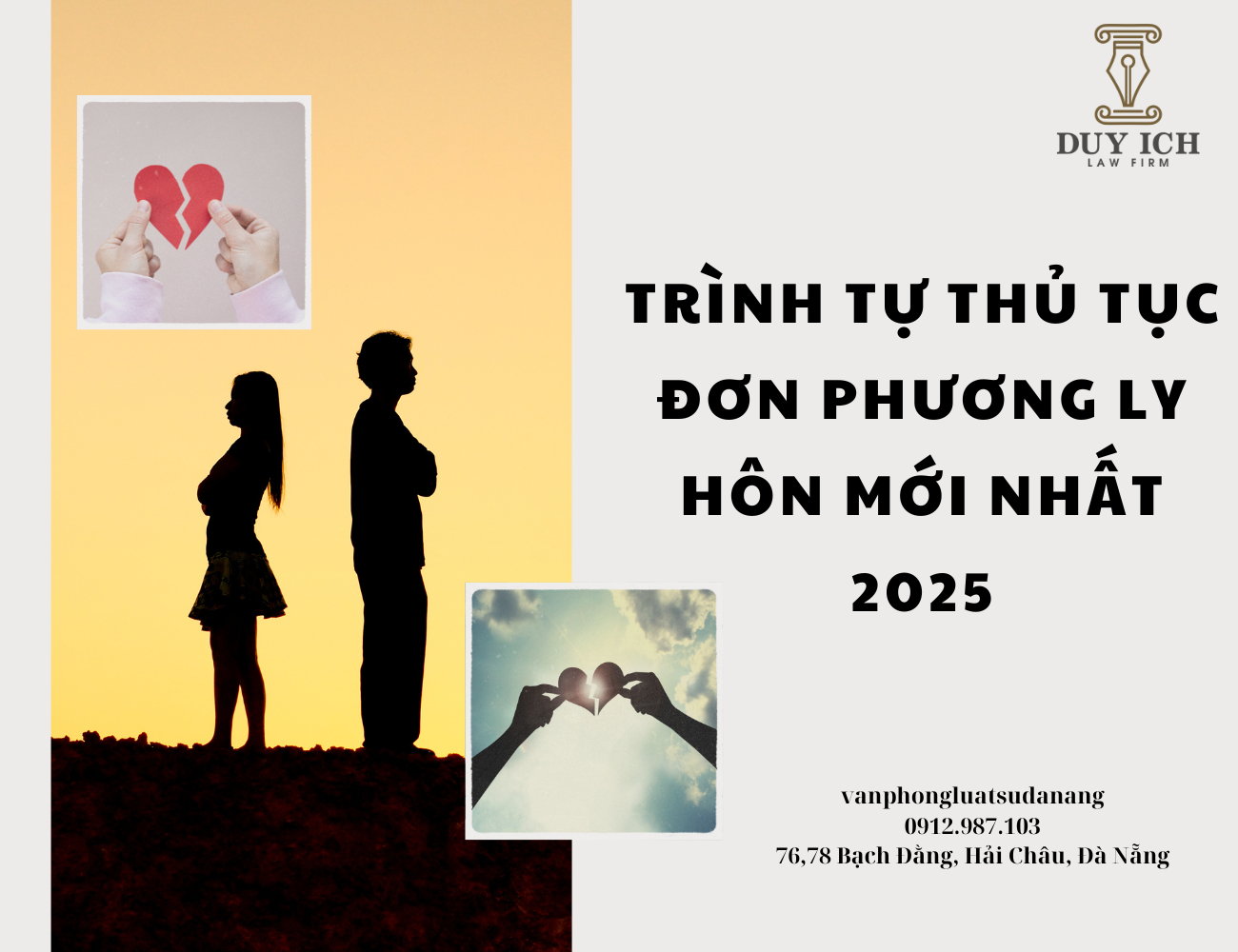 TRÌNH TỰ THỦ TỤC ĐƠN PHƯƠNG LY HÔN MỚI NHẤT 2025