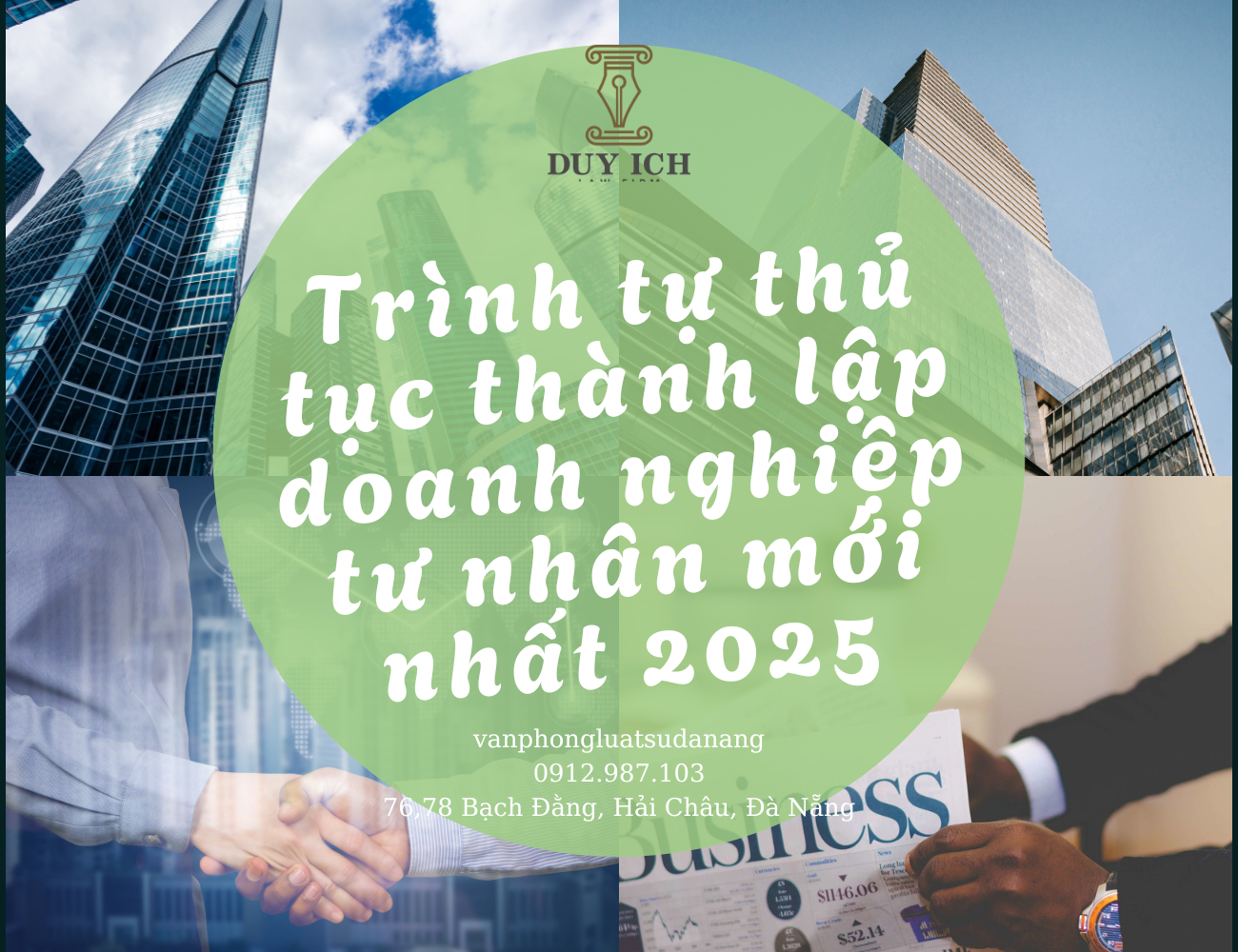 Trình tự thủ tục thành lập doanh nghiệp tư nhân mới nhất 2025