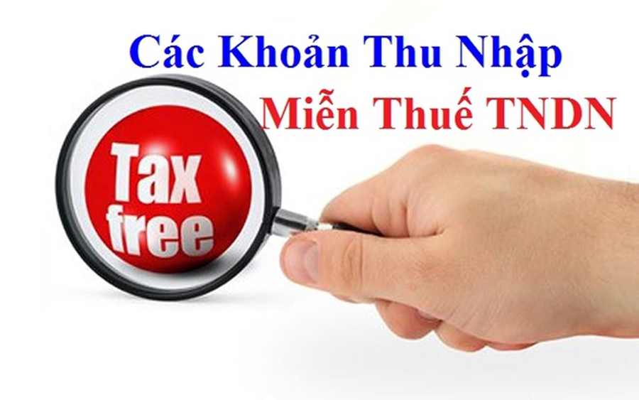 thuế thu nhập doanh nghiệp Các khoản thu nhập miễn thuế TNDN