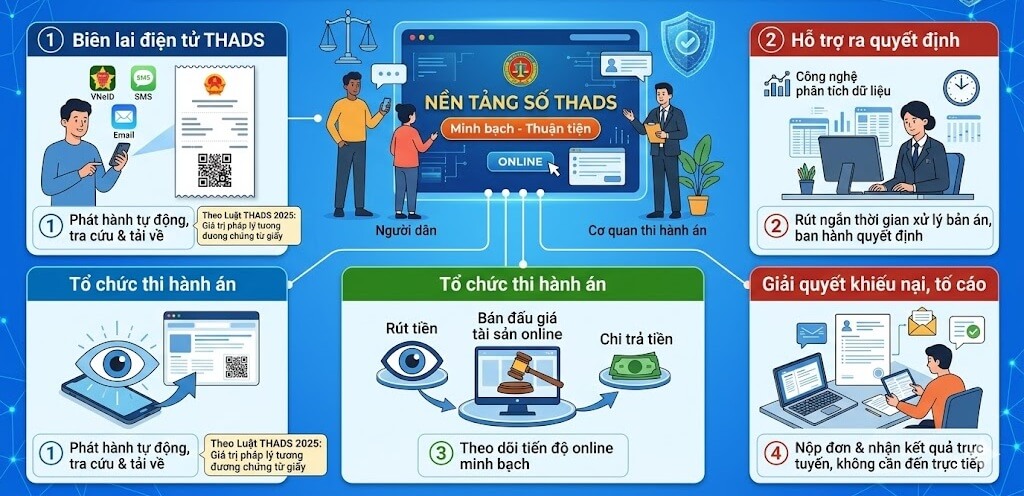 Tính năng của nền tảng số THADS