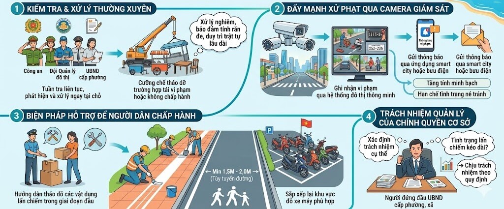 Lấn chiếm vỉa hè