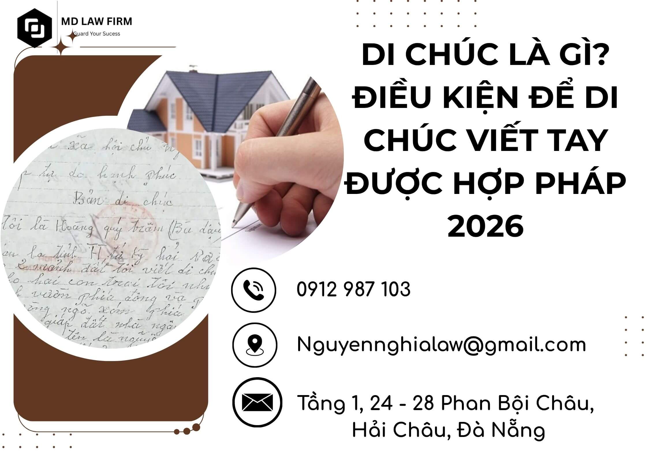 Bài viết trình bày quy định pháp luật về di chúc theo Bộ luật Dân sự 2015, bao gồm khái niệm, quyền của người lập di chúc, các hình thức di chúc và điều kiện để di chúc hợp pháp. Đồng thời, làm rõ rằng di chúc viết tay vẫn có giá trị pháp lý như di chúc công chứng nếu đáp ứng đủ điều kiện, và trong trường hợp có nhiều bản di chúc thì bản lập sau cùng hợp pháp sẽ được ưu tiên áp dụng.